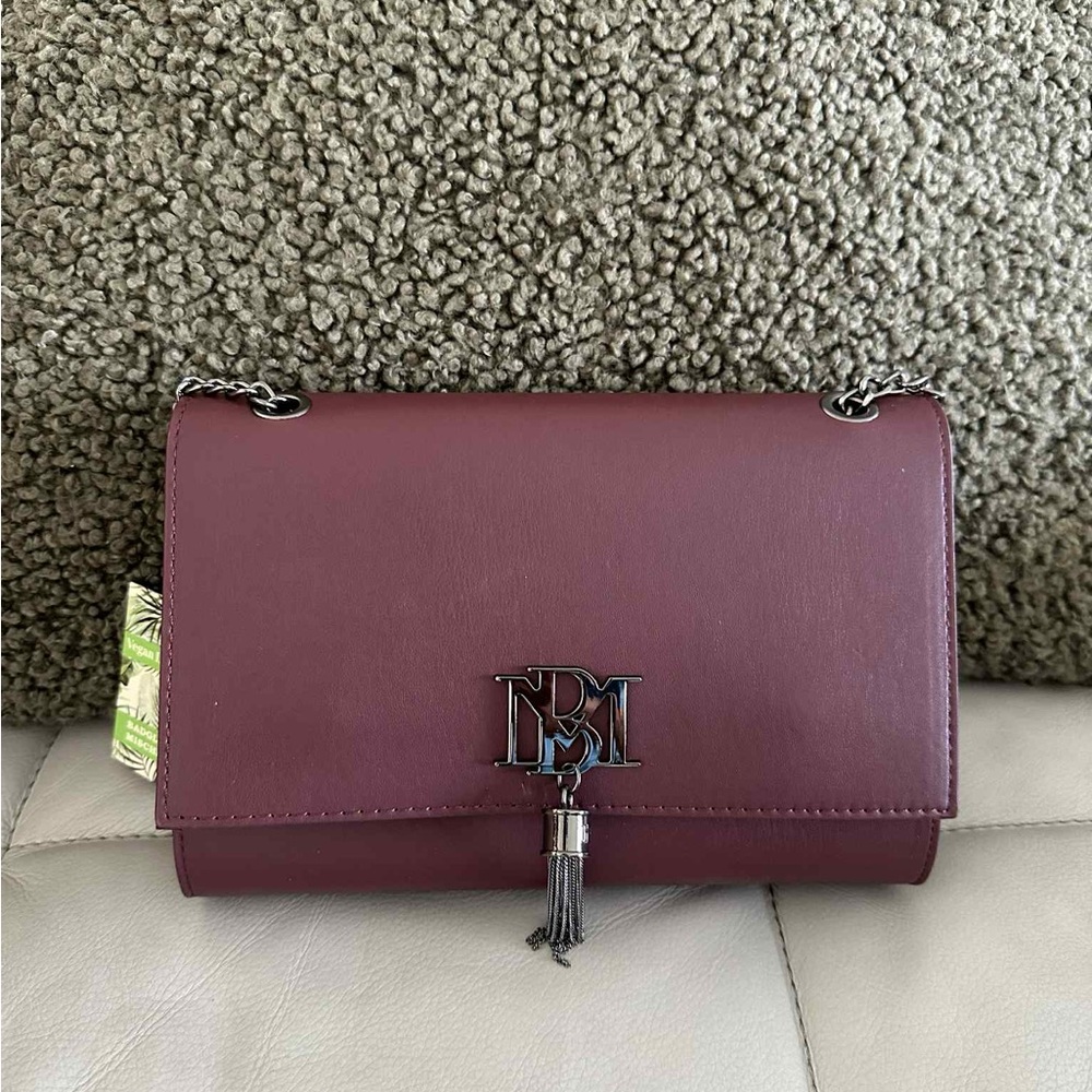 Badgley Mischka Plum Crossbody Bag